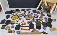 Large Lot of Assorted Military Patches