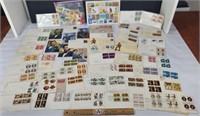 Large Assortment of Vintage Stamps and Postcards