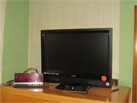TV and clock