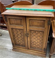 Oak bar Cabinet