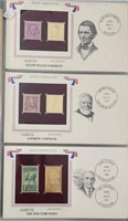 22kt Gold Replica Stamp: Ralph Waldo Emerson,