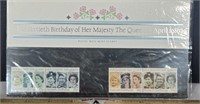16th B-Day Royal Mail Mint Stamps - Queen 1986