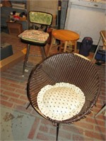 Chairs, stool, and more