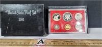 Coins: 1981 United States Proof Set
