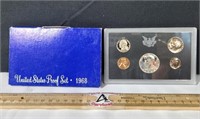 Coins: 1968 United States Proof Set