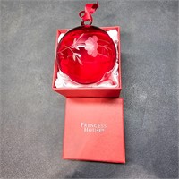 Red glass ornament