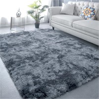 9x12 Grey Shag Rug for Living Room