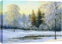 Wall Art - Winter Forest Canvas Print  24x36