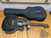 Dean Exotica EFM-TBK Acoustic Guitar w/Case