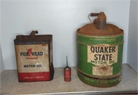 MOTOR OIL & HOME LUBRICATION CANS
