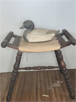 FOOT STOOL AND DECOY