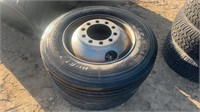 (Just Arrived) 2 - 285/75R24.5 Truck Tires