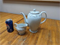 Sheffield Fine China Coffee Pot & Creamer