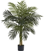 Nearly Natural 4ft. Golden Cane Palm Tree