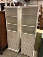 Two Bookend cabinets