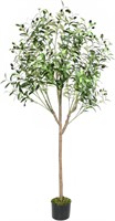 60'' Artificial Olive Tree in Pot