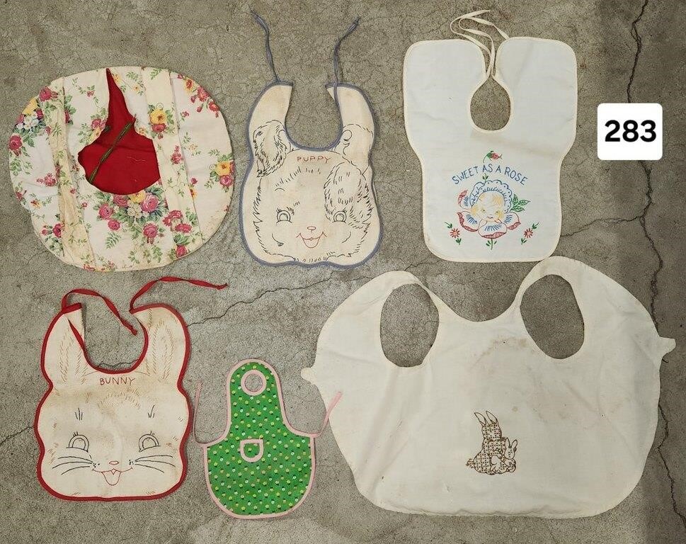 Embroidered Baby Bibs & Others