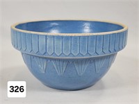 Uhl Stoneware Blue 8" Shoulder Bowl