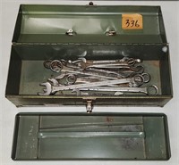 Steel Tool Box w/ Combo Wrenches