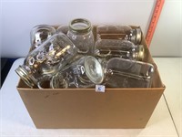 Assorted Quart Mason Jars