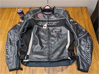 Joe Rocket Leather Motorcycle Jacket SZ 44