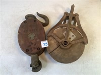 Vintage Iron Bushed & Other Pulley