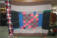 Wool & Flannel Tacked Quilt 56x66