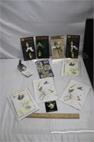 Greeting Cards, Collector Spoons, Paper Crimper &