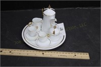 Porcelain Miniature Tea Set