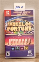 NINTENDO SWITCH WHEEL OF FORTUNE & JEOPARDY VIDEO