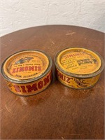 2 Vintage Cans of Simoniz Car Wax