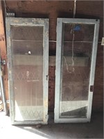 ETCHED GLASS DOORS 23 x 61.5. Qty 2