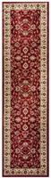 Barclay Sarouk Red 2 ft. x 7 ft.  Floral Area Rug