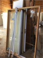 8 PIECES DOORS, PLYWOOD, PARTS OF DOORS