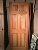 4 WOOD INTERIOR PANELLED DOORS