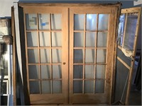 6 FT WOODEN DOUBLE DOOR