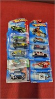 10 new sealed hotwheels