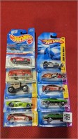 10 new sealed hotwheels