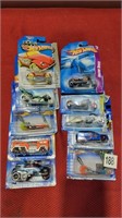 10 new sealed hotwheels