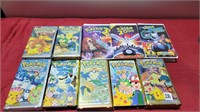 10 vintage pokemon vhs tapes