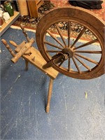 Incomplete Antique Spinning Wheel