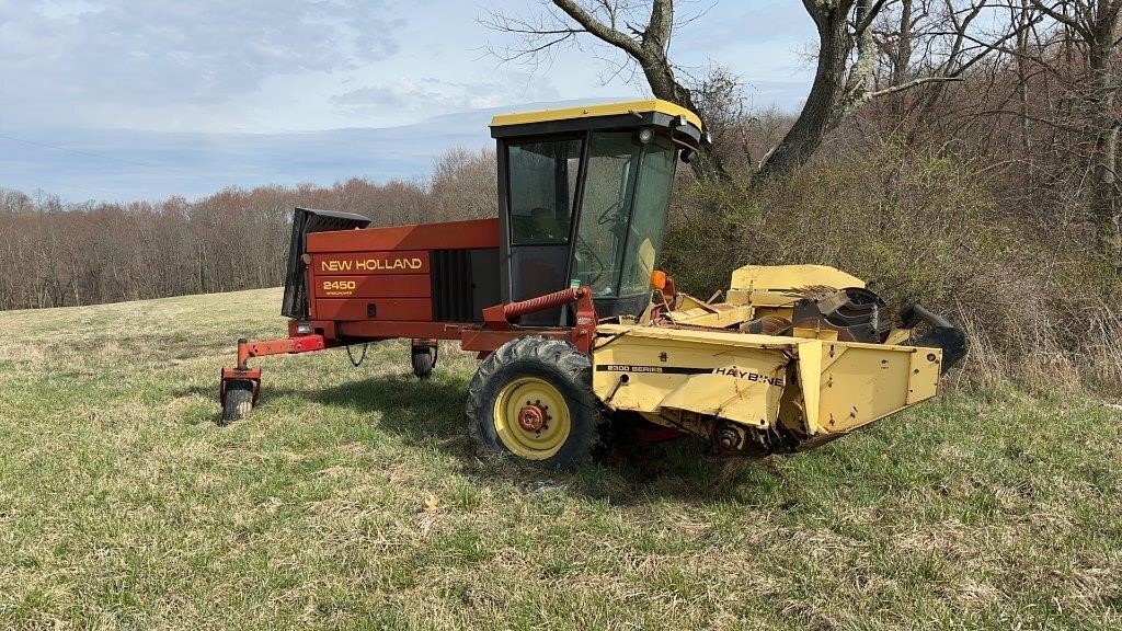 NH 2450 Self Propelled Mower-see description
