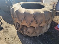 Pair 18.4-34 tires