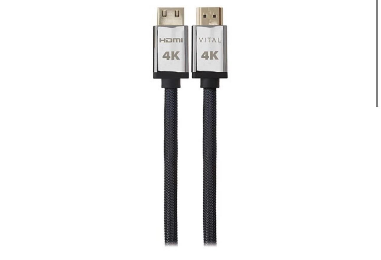 ($30) Vital HDMI cable , 4K @60 Hz , HDR , 1.5m