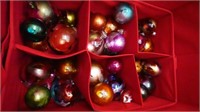 Large Christmas Box w/ Misc Christmas Ornaments