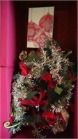 Large Christmas Box w/ Christmas Ornaments