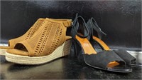 Liz Claiborne Peep Toe Wedge Sandals & Arizona