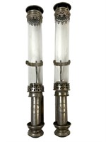 Pair of Antique Railroad Wall Candle Lights