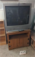 Sanyo 32" TV and 29" x 16-1/2" x 24" Cabinet