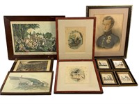 Vintage Colored Engravings & Lithographs